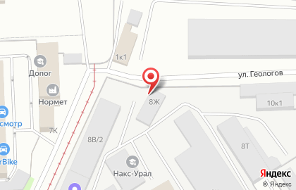 Строй-дизайн в Орджоникидзевском районе на карте