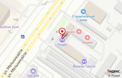 Социально ориентируемый проект Путевка в жизнь на улице Мельникайте на карте