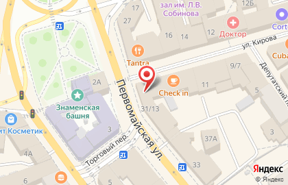 Обувной центр Zenden в Кировском районе на карте