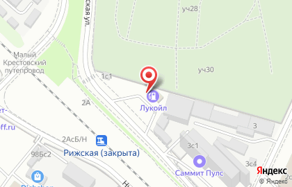 АЗС ЛУКОЙЛ на 1-й Мытищинской улице на карте