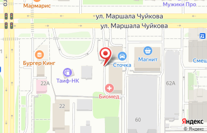 Школа развития Uniqum Kids в Ново-Савиновском районе на карте