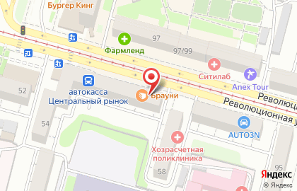 Магазин 69 den на Революционной улице на карте
