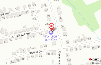 Гостевой дом Kuta на карте