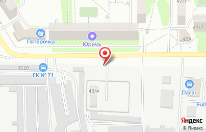 Автомастерская А-сервис на проспекте Гагарина на карте