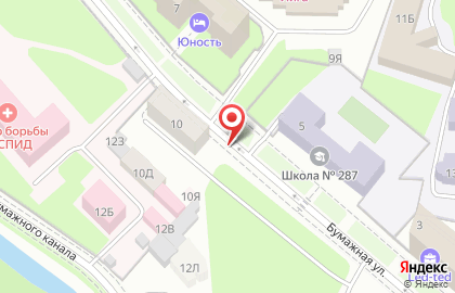 Компания Unirate24 на Бумажной улице на карте
