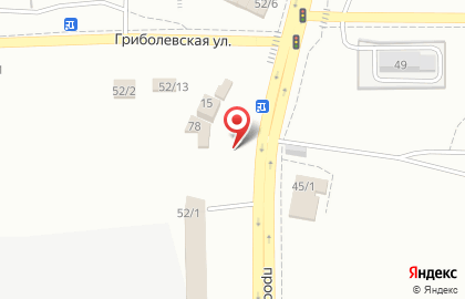 Химчистка-прачечная Енисей в Советском районе на карте