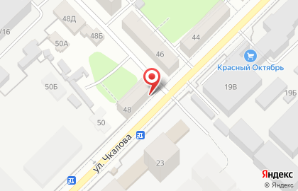 Продуктовый магазин Квартал на улице Чкалова, 48 на карте