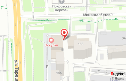 Эскулап, ООО на улице Терешковой на карте