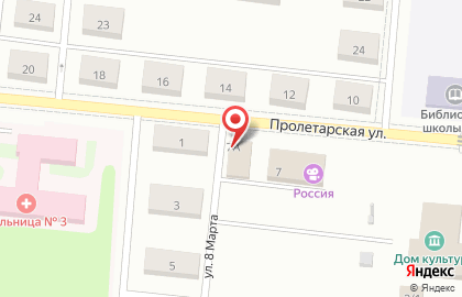 Цветочный салон Орхидея на Пролетарской улице на карте