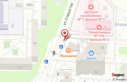 Киоск печатной продукции АМО-Пресс на улице Старый Гай на карте