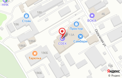 DNS на Окружной улице на карте