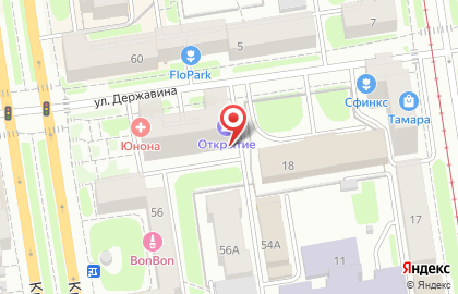 Банкомат Ханты-Мансийский банк Открытие на метро Красный проспект на карте