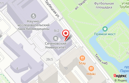 ОАО Банкомат, Московский Индустриальный Банк на Трубецкой улице на карте