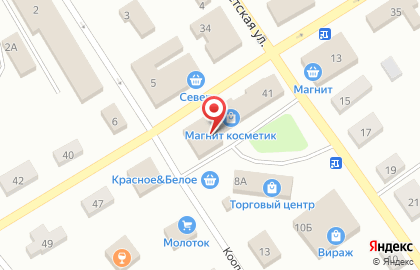 Аптечный пункт на улице Молодой Гвардии на карте