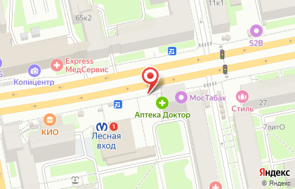 Кофейня Hochu Coffee на Лесном проспекте на карте