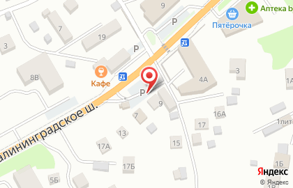 Кафе быстрого питания в Калининграде на карте