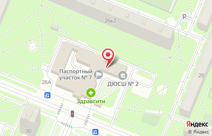 Спортивный клуб тхэквондо "Легион" на карте
