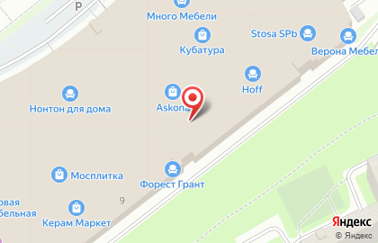 Магазин мягкой мебели Вияна в Фрунзенском районе на карте