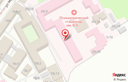 Психоневрологический диспансер №9 Филиал ПКБ №4 им. П.Б. Ганнушкина ДЗМ в Сокольниках на карте