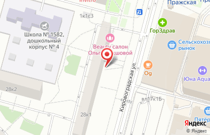 Зоомагазин Petshop.ru на Кировоградской улице на карте