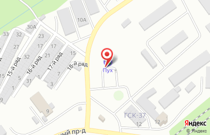 Пух в Самаре на карте