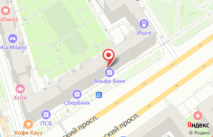 Мегастом на Кутузовском проспекте на карте