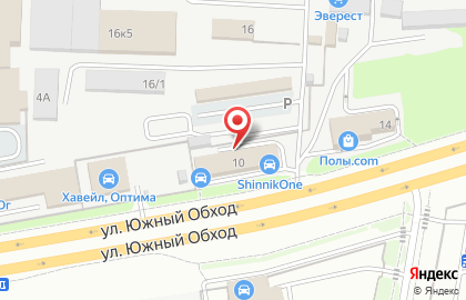 Авто Юг на карте