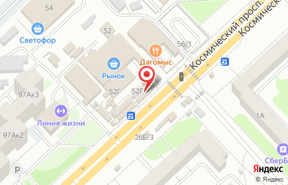 Салон iZЮМ на Космическом проспекте, 52/5 на карте