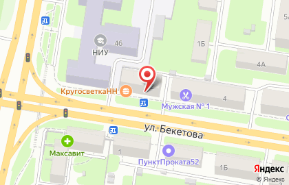 Компания Decken в Нижнем Новгороде на карте