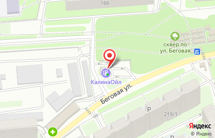 Автомойка Калина Ойл в Коминтерновском районе на карте