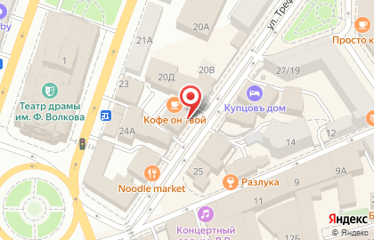 Аутсорсинговая компания Галерея Бизнеса на улице Трефолева на карте