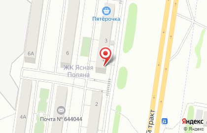 Магазин цветов и товаров для праздника на Яснополянском проспекте на карте