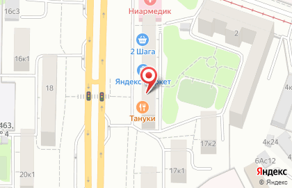 Тануки на Автозаводской (ул Симоновский Вал) на карте