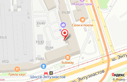 Торговая компания ЭКО-ОФИС на шоссе Энтузиастов на карте
