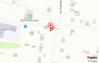 Продуктовый магазин Чайка на улице Кирова на карте