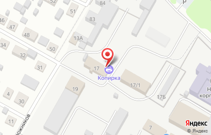 Квадрат Плюс на улице Железнодорожников на карте
