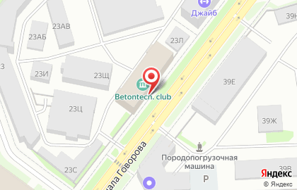Джайб на улице Швецова на карте