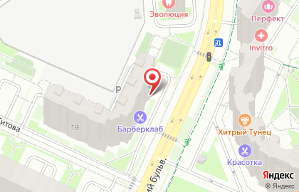 Детский сад Горница-Узорница на Красногорском бульваре на карте