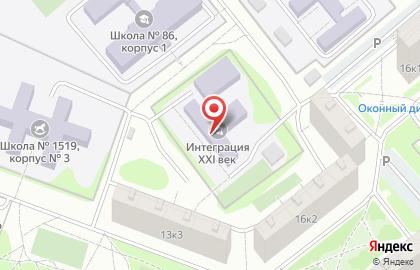 Международная общеобразовательная школа Интеграция XXI век на метро Строгино на карте