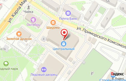 Служба доставки цветов Flogoods на улице Приморского Комсомола на карте