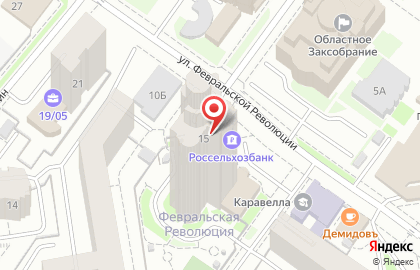 Банкомат Россельхозбанк в Екатеринбурге на карте