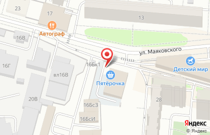 Супермаркет Пятёрочка в Москве на карте