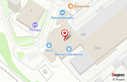 Перекресток в Дзержинском районе на карте