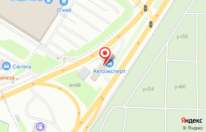 Торгово-сервисный центр Автоэксперт на Озёрной улице на карте
