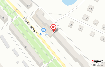 Магазин косметики и бытовой химии Магнит Косметик на Советской улице на карте