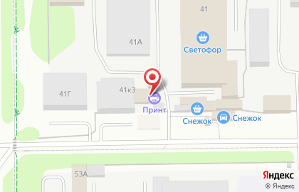 Типография Принт на Промышленной улице на карте