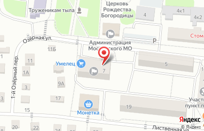 Комплексный центр социального обслуживания населения Тюменского района в Тюмени на карте