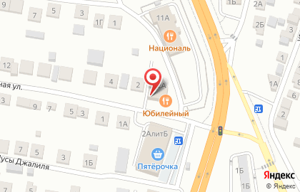 Магазин Юбилейный на Юбилейной улице на карте
