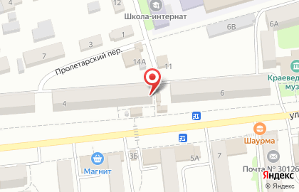 Киоск по продаже молочных продуктов на улице Чехова на карте