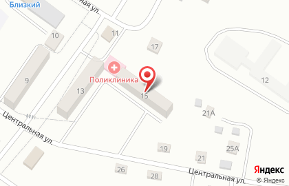 Аптека Фармация на Центральной улице на карте